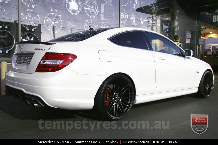 20x8.5 20x10 Simmons OM-C FB on MERCEDES C-Class