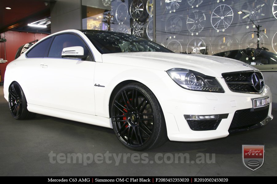 20x8.5 20x10 Simmons OM-C FB on MERCEDES C-Class