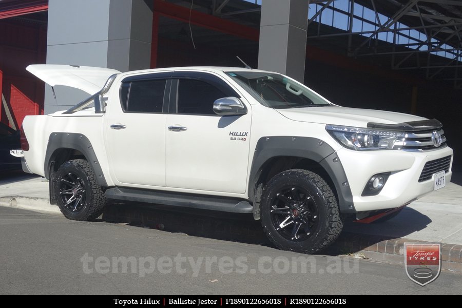 18x9.0 Ballistic Jester on TOYOTA HILUX