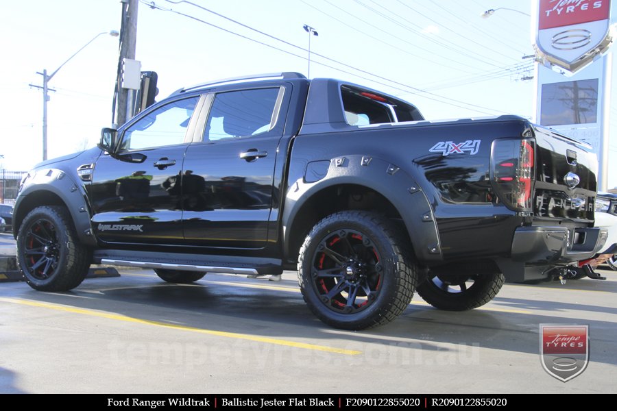 20x9.0 Ballistic Jester on FORD RANGER WILDTRAK