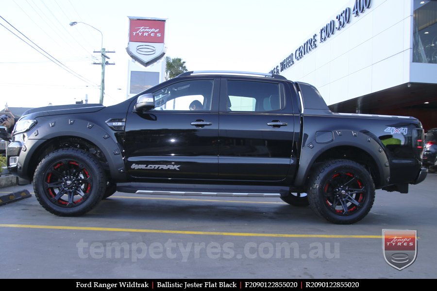 20x9.0 Ballistic Jester on FORD RANGER WILDTRAK