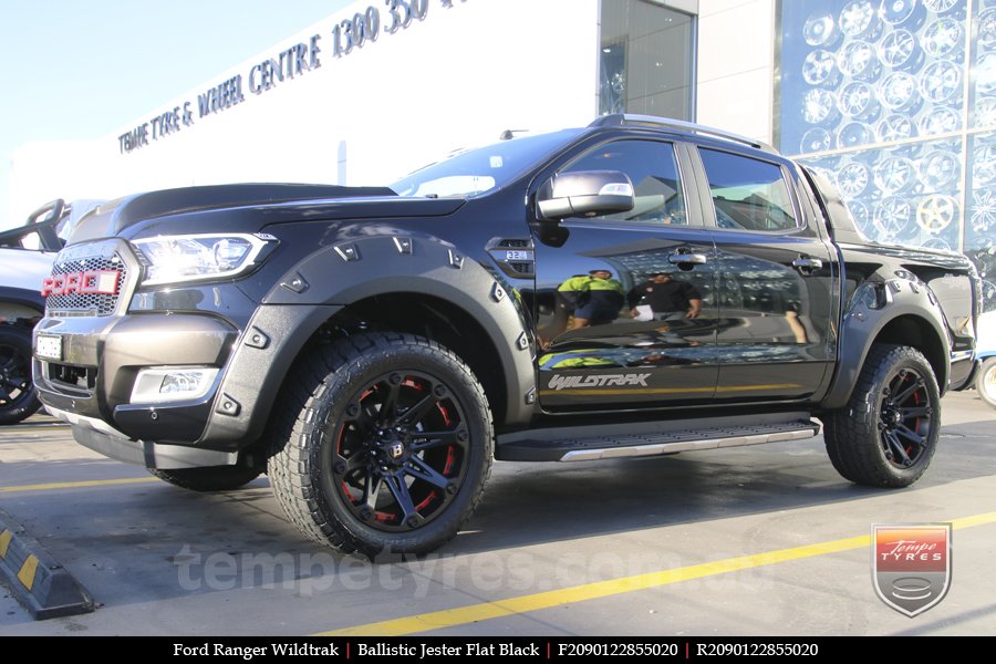 20x9.0 Ballistic Jester on FORD RANGER WILDTRAK