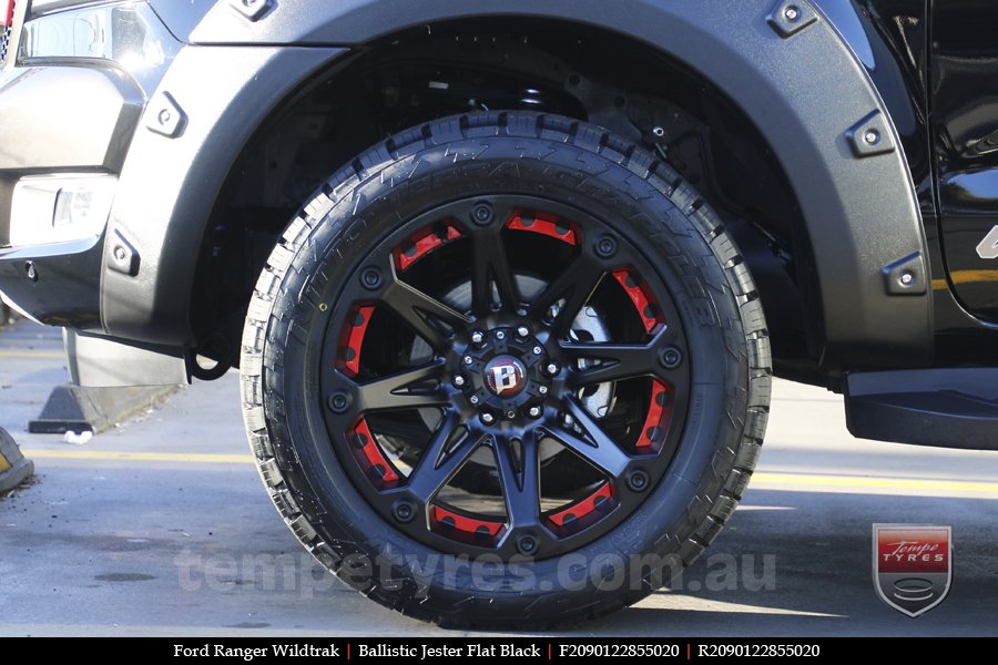 20x9.0 Ballistic Jester on FORD RANGER WILDTRAK