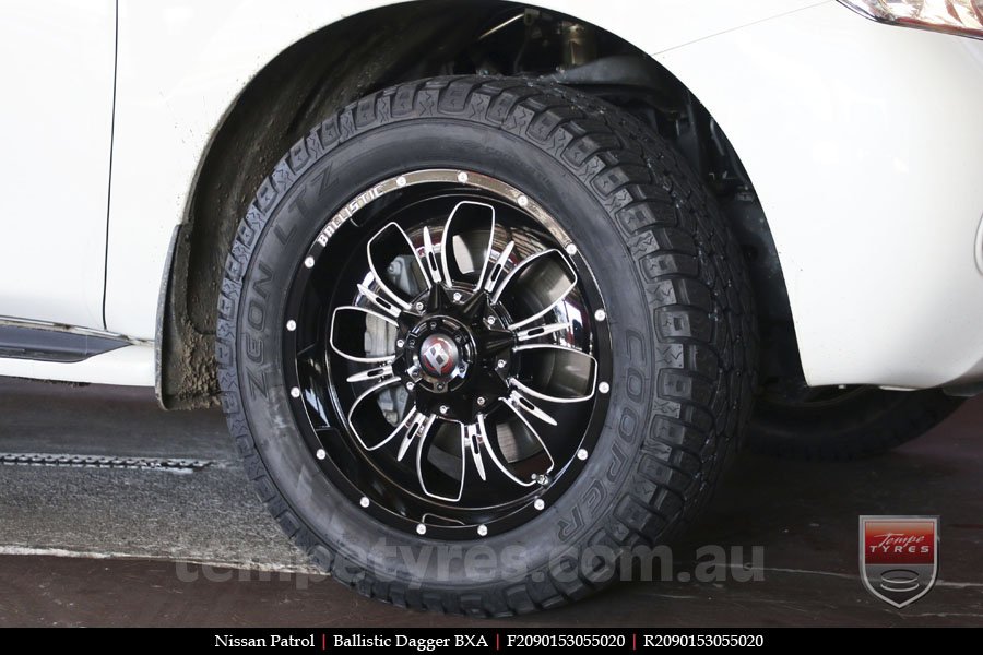 20x9.0 Ballistic Dagger BXA on NISSAN PATROL