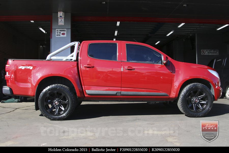 20x9.0 Ballistic Jester on HOLDEN COLORADO