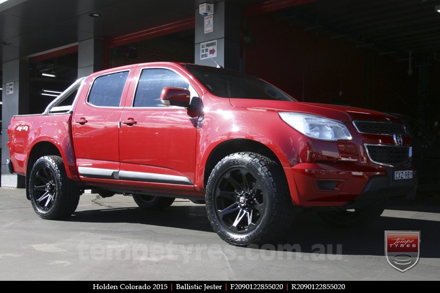 20x9.0 Ballistic Jester on HOLDEN COLORADO