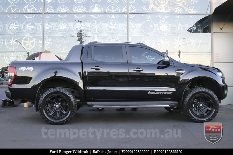 20x9.0 Ballistic Jester on FORD RANGER WILDTRAK