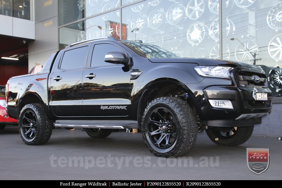 20x9.0 Ballistic Jester on FORD RANGER WILDTRAK