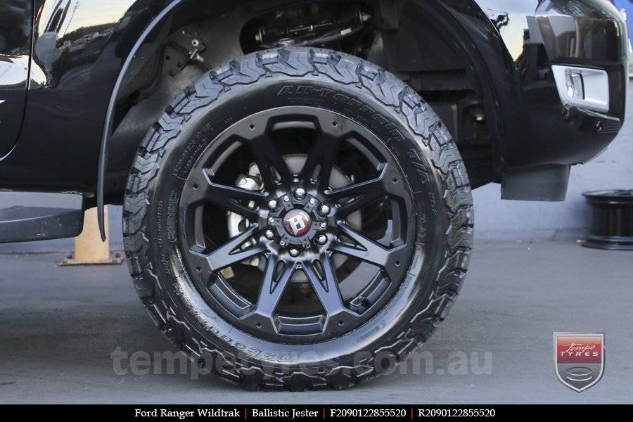 20x9.0 Ballistic Jester on FORD RANGER WILDTRAK