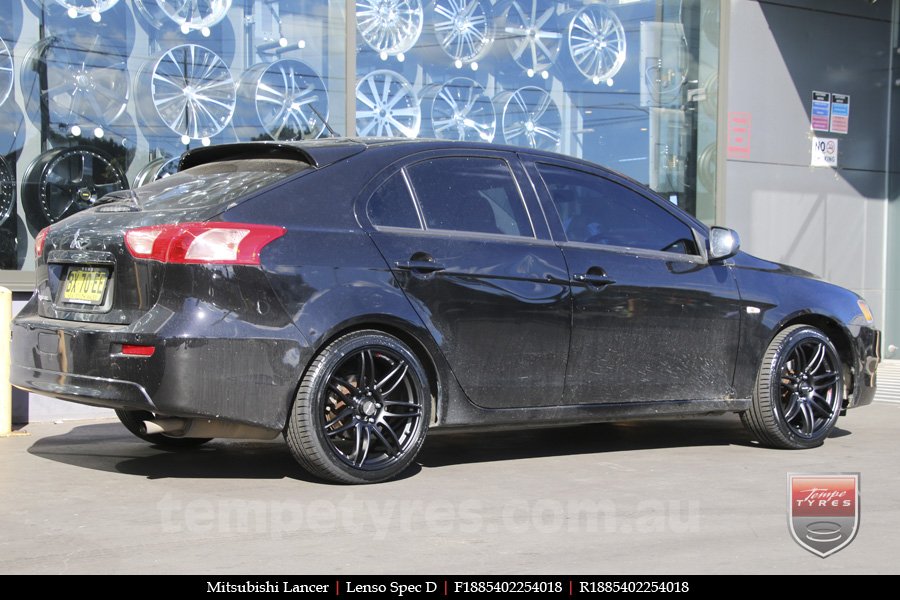 18x8.5 18x9.5 Lenso Spec D MB on MITSUBISHI LANCER