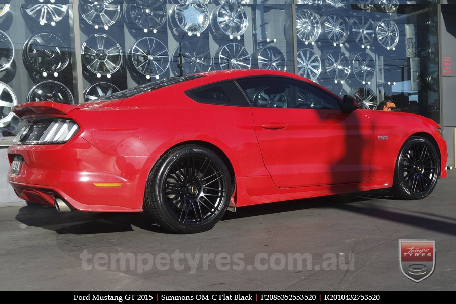 20x8.5 20x10 Simmons OM-C FB on FORD MUSTANG