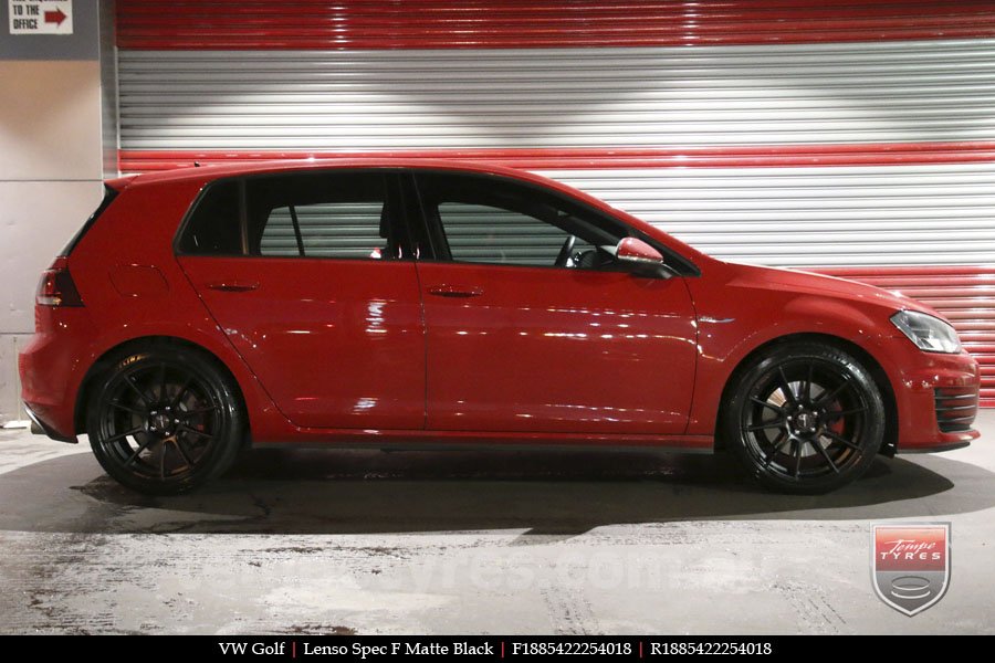 18x8.5 Lenso Spec F MB on VW GOLF