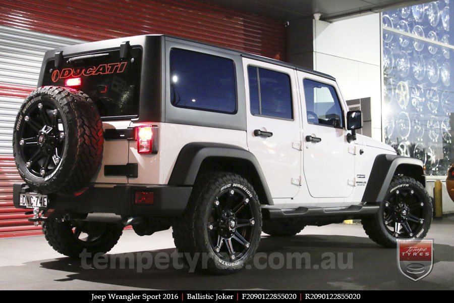 20x9.0 Ballistic Joker FB on JEEP WRANGLER