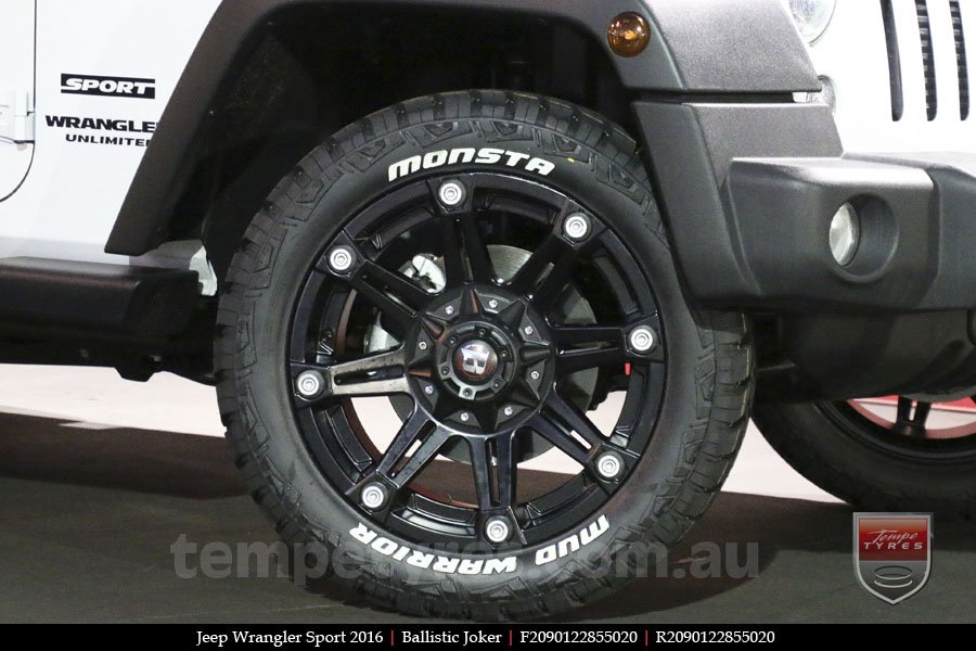 20x9.0 Ballistic Joker FB on JEEP WRANGLER