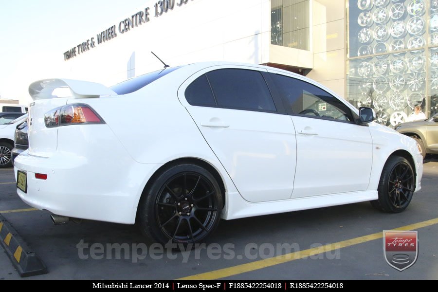 18x8.5 Lenso Spec F MB on MITSUBISHI LANCER