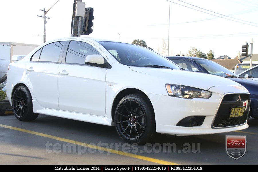 18x8.5 Lenso Spec F MB on MITSUBISHI LANCER