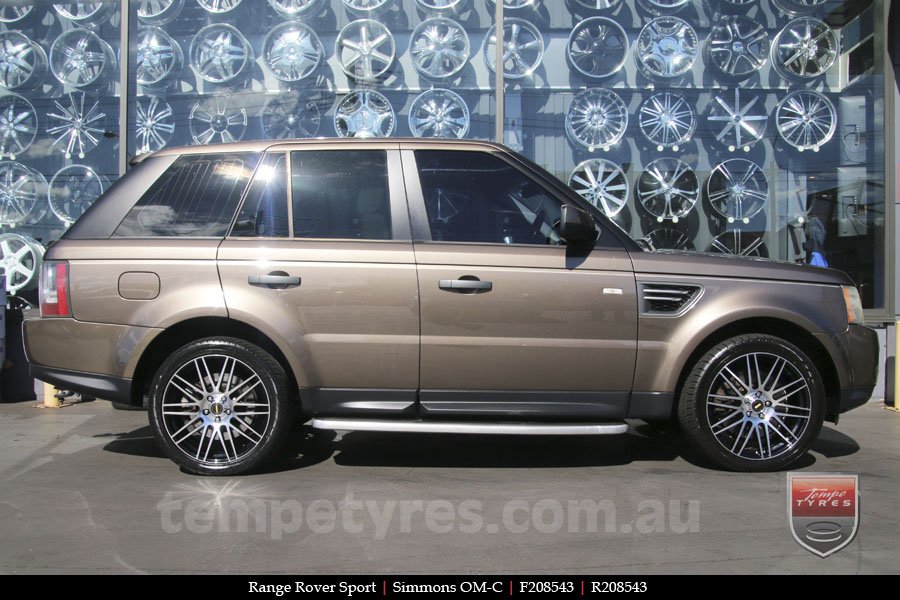 20x8.5 20x10 Simmons OM-C BM on RANGE ROVER SPORT