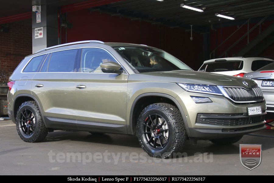 17x7.5 Lenso Spec F MB on SKODA KODIAQ