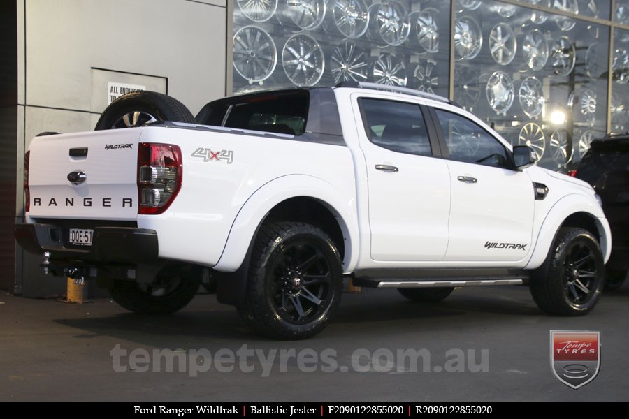 20x9.0 Ballistic Jester on FORD RANGER WILDTRAK