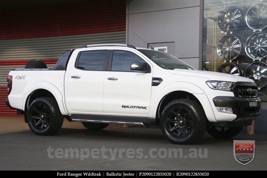 20x9.0 Ballistic Jester on FORD RANGER WILDTRAK