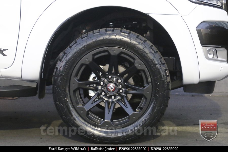 20x9.0 Ballistic Jester on FORD RANGER WILDTRAK