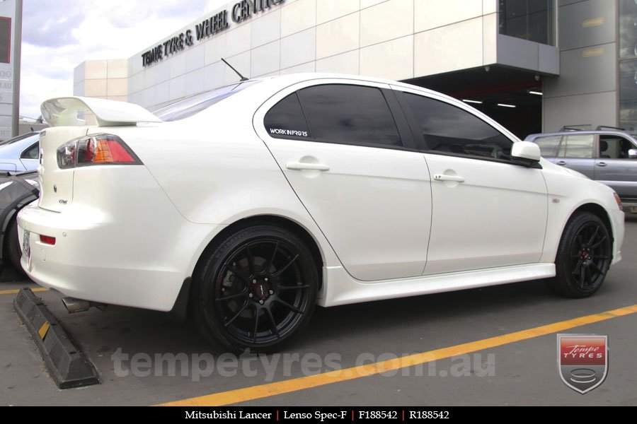 18x8.5 Lenso Spec F MB on MITSUBISHI LANCER