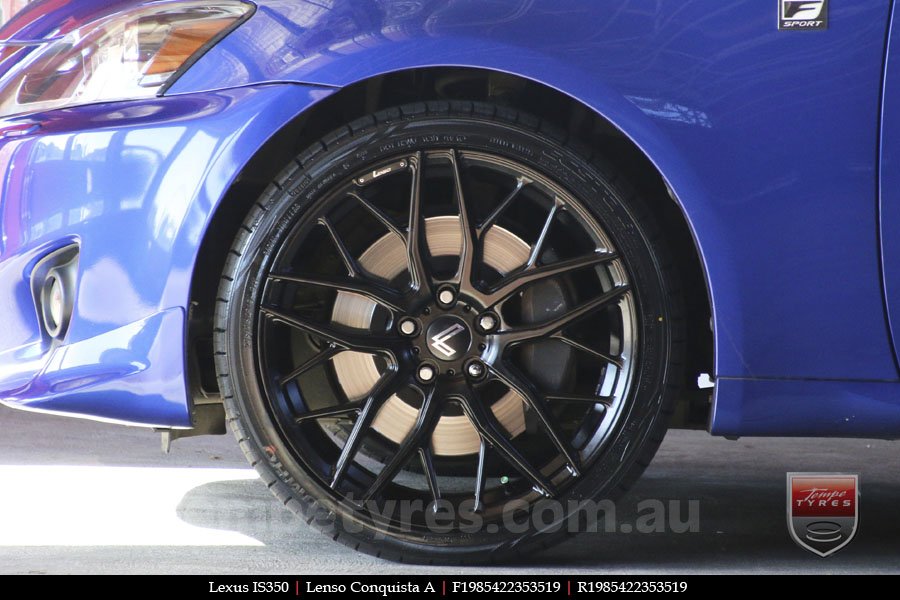 19x8.5 19x9.5 Lenso Conquista A CQA MK  on LEXUS IS