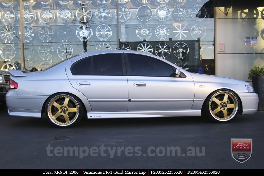 20x8.5 20x9.5 Simmons FR-1 Gold on FORD FALCON