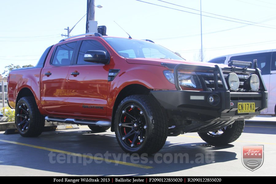 20x9.0 Ballistic Jester on FORD RANGER WILDTRAK