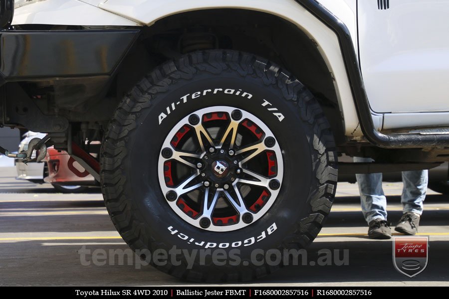 16x8.0 Ballistic Jester FBMT on TOYOTA HILUX