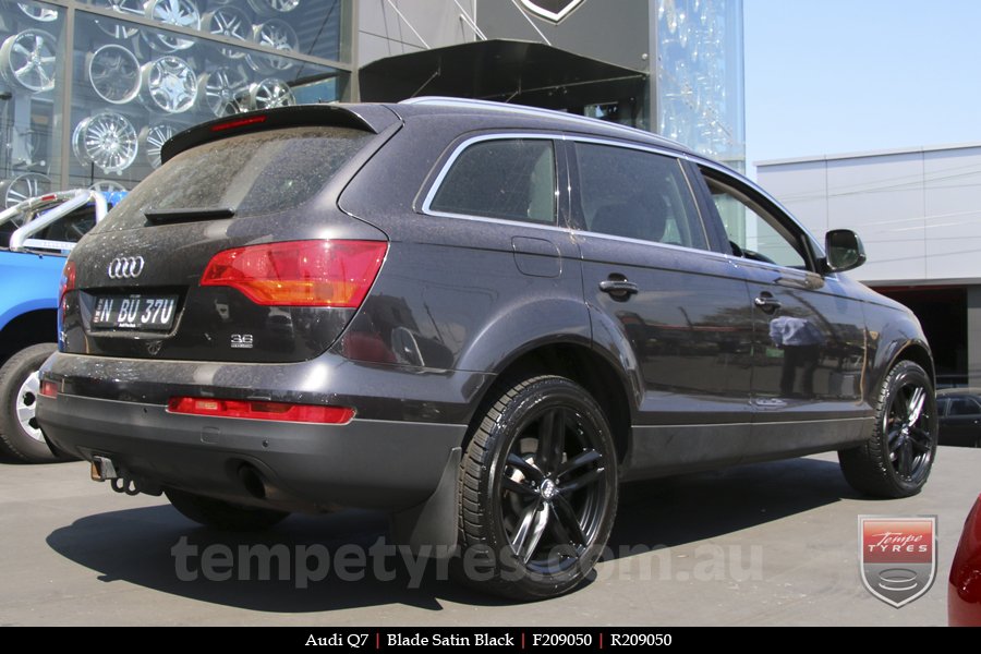 20x9.0 Blade Satin Black on AUDI Q7