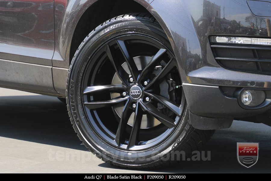 20x9.0 Blade Satin Black on AUDI Q7