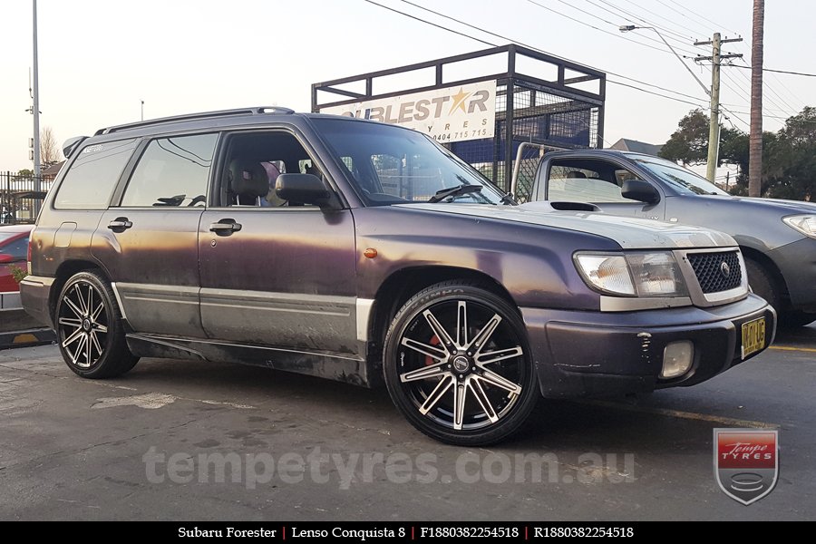 18x8.0 18x9.0 Lenso Conquista 8 CQ8 on SUBARU FORESTER