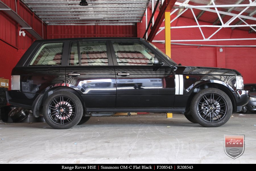 20x8.5 20x10 Simmons OM-C FB on RANGE ROVER HSE