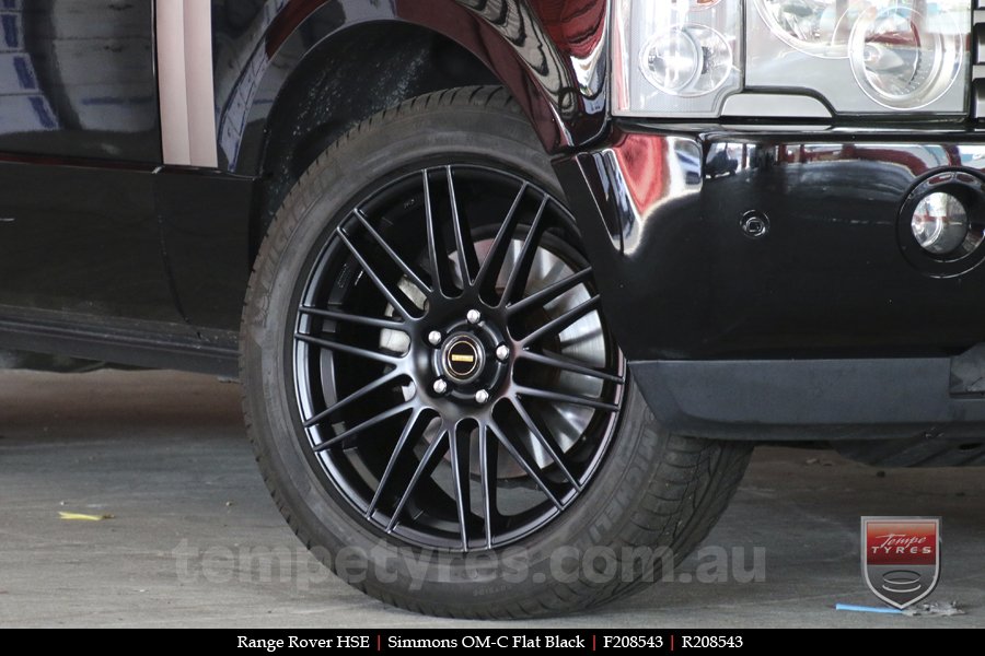 20x8.5 20x10 Simmons OM-C FB on RANGE ROVER HSE