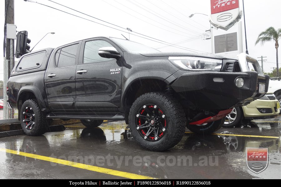 18x9.0 Ballistic Jester on TOYOTA HILUX