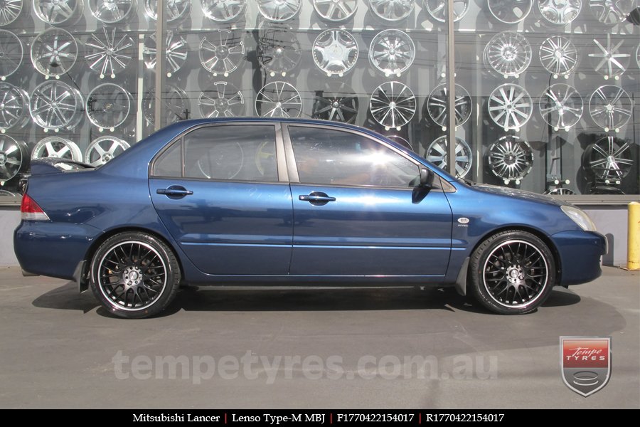 17x7.0 Lenso Type-M - MBJ on MITSUBISHI LANCER