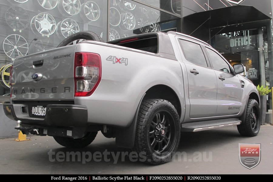 20x9.0 Ballistic Scythe on FORD RANGER