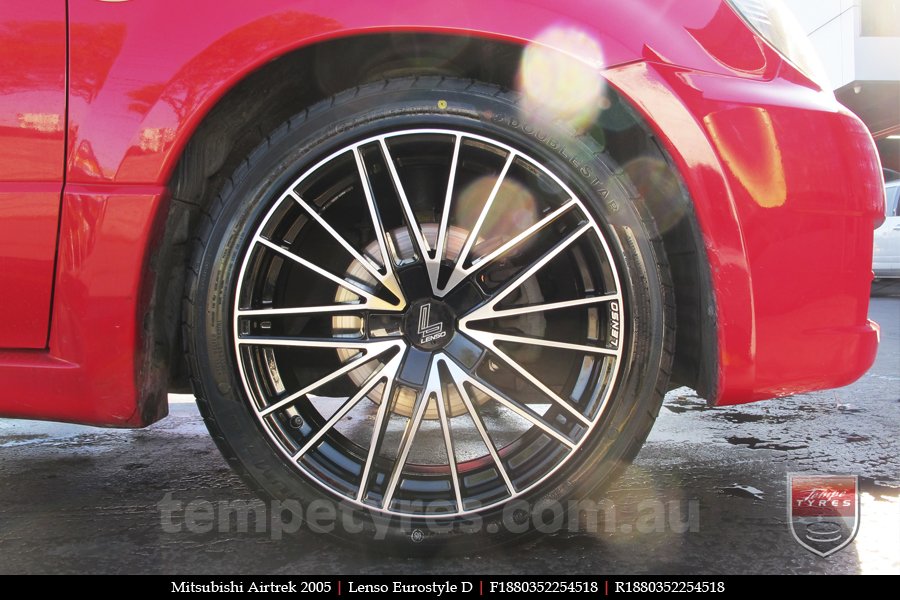 18x8.0 Lenso Eurostyle D ESD on MITSUBISHI TRITON