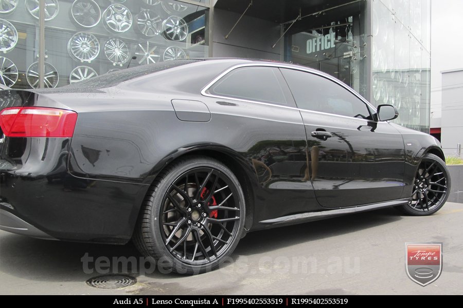 19x8.5 19x9.5 Lenso Conquista A CQA MK  on AUDI A5