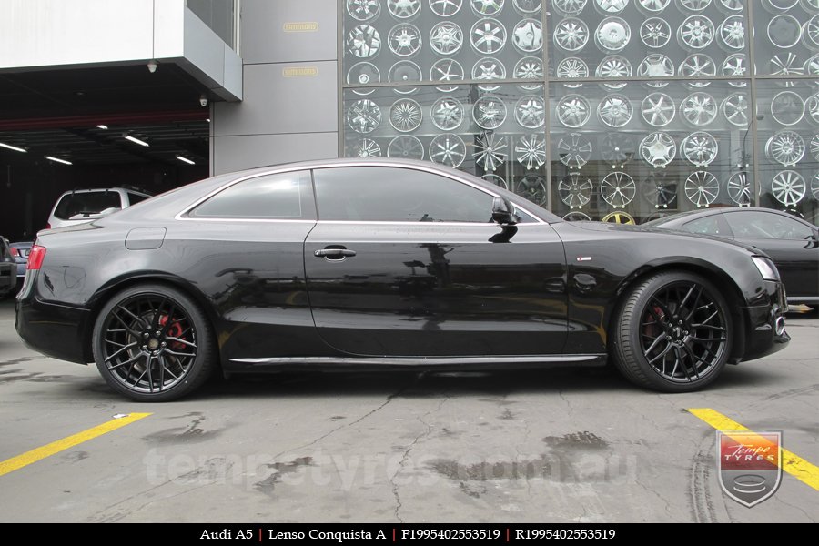 19x8.5 19x9.5 Lenso Conquista A CQA MK  on AUDI A5