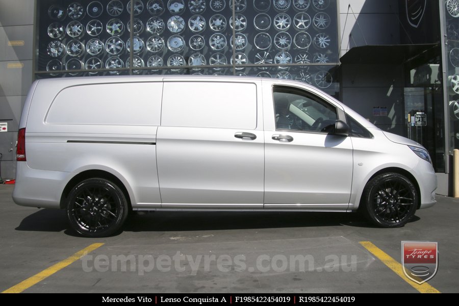 19x8.5 19x9.5 Lenso Conquista A CQA MK  on MERCEDES VITO