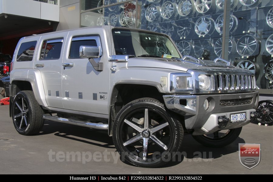 22x9.5 Incubus 842 on HUMMER H3