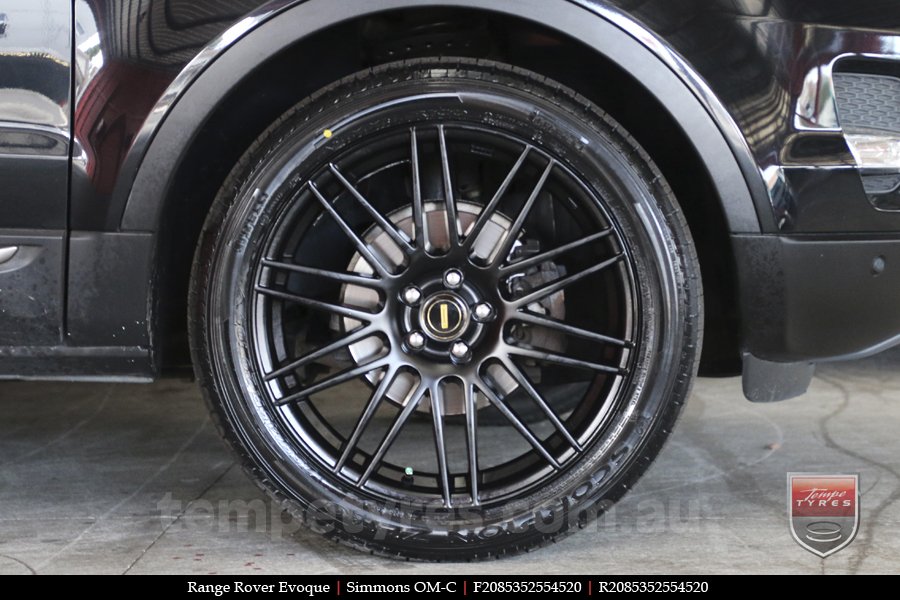 20x8.5 20x10 Simmons OM-C FB on RANGE ROVER EVOQUE