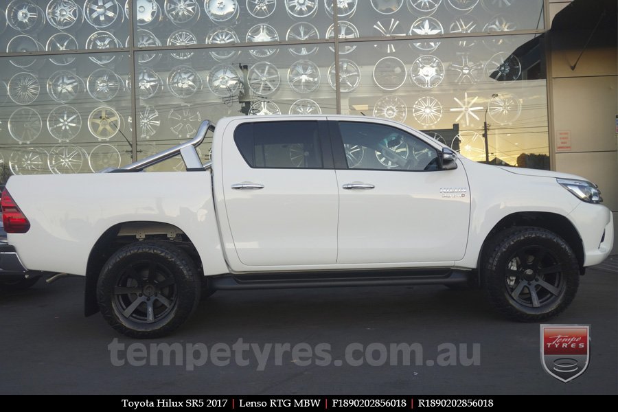 18x9.0 Lenso RTG MBW on TOYOTA HILUX SR5