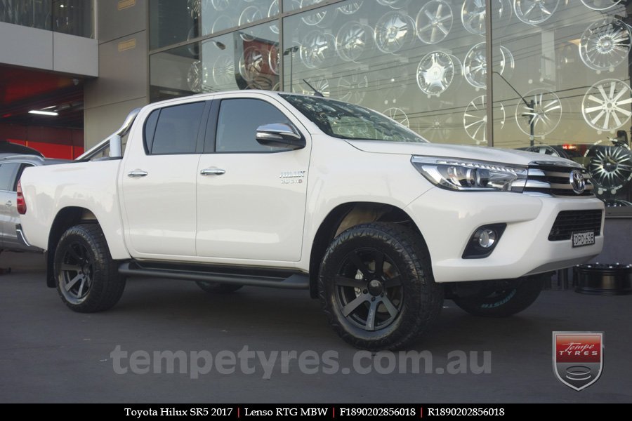 18x9.0 Lenso RTG MBW on TOYOTA HILUX SR5