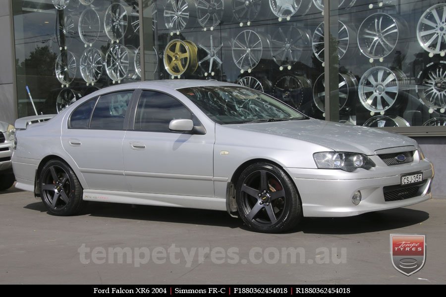 18x8.0 18x9.0 Simmons FR-C Black Tint NCT on FORD FALCON