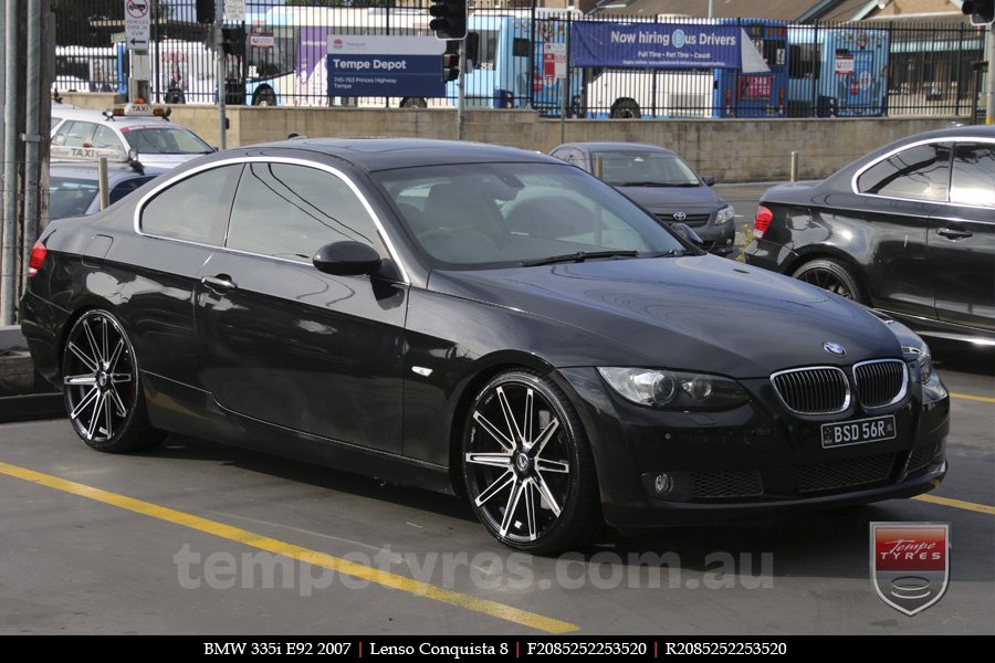 20x8.5 20x9.5 Lenso Conquista 8 CQ8 on BMW 3 SERIES