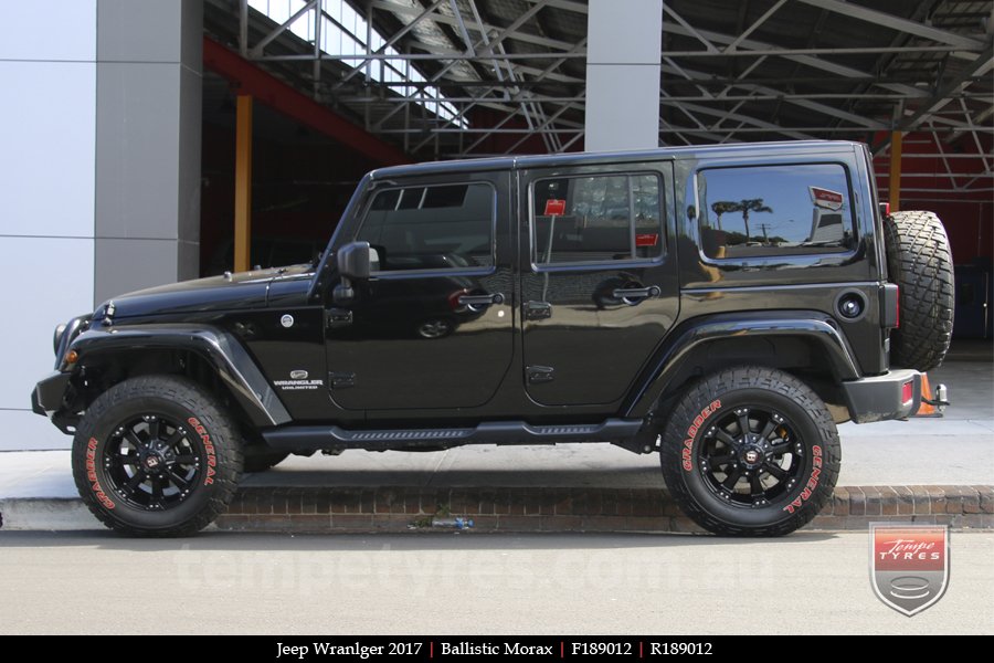 18x9.0 Ballistic Morax on JEEP WRANGLER