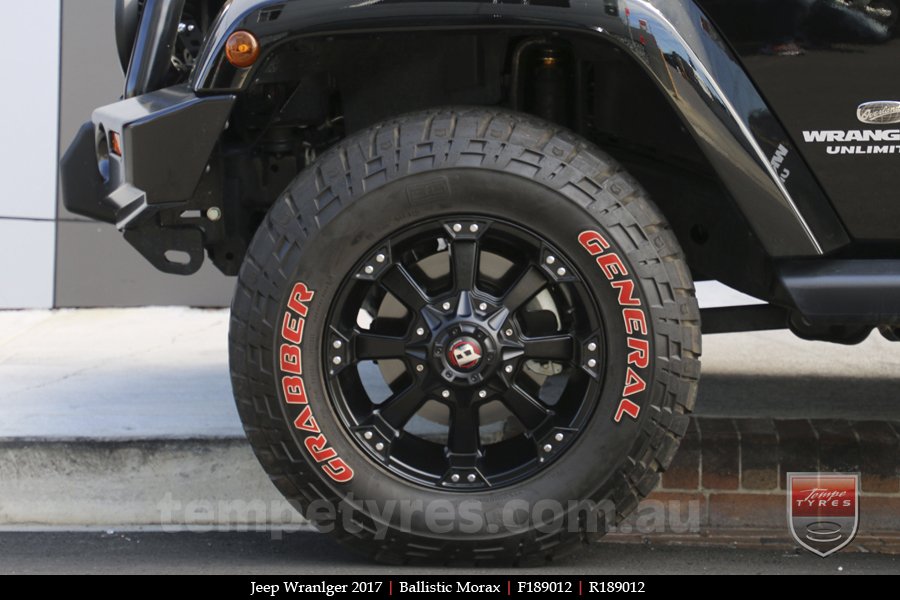 18x9.0 Ballistic Morax on JEEP WRANGLER